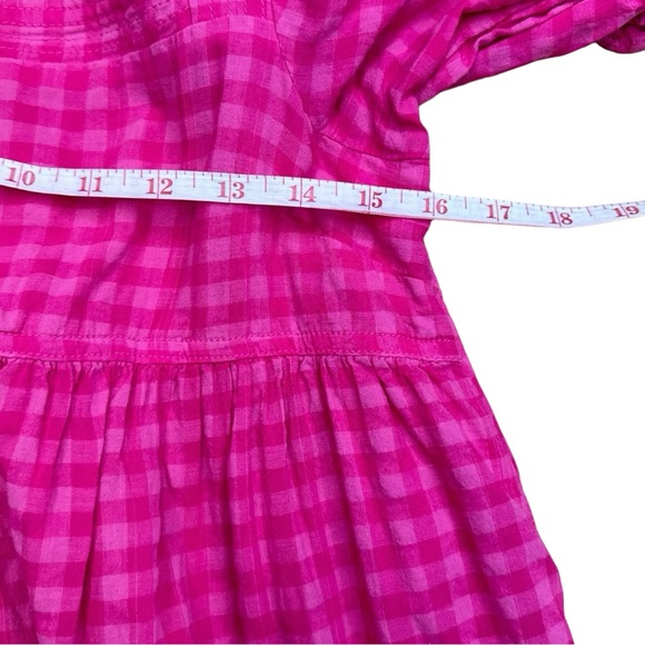 pilcro by Anthropologie NWT Pink Gingham Check Dress Size S - Picture 7 of 8